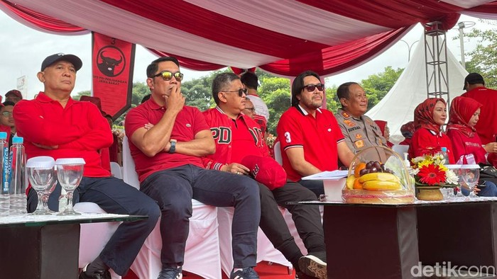 Ridwan Kamil di acara PDIP (Silvia Ng/detikcom)