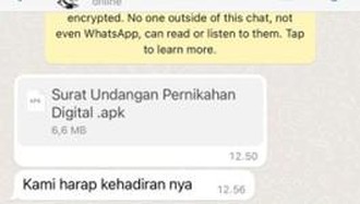 Terlanjur Klik Apk Undangan Pernikahan, Lakukan 5 Langkah Berikut