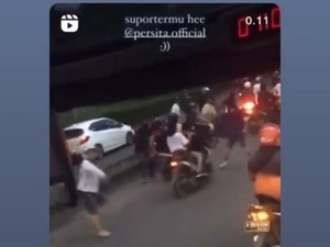 Persita Hukum Pelempar Bus Persis, Tak Bisa ke Stadion Seumur Hidup
