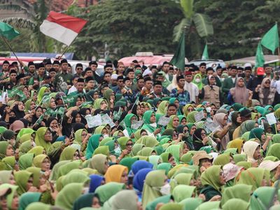 Ribuan Orang Hadiri Apel Akbar Satu Abad NU di Depok