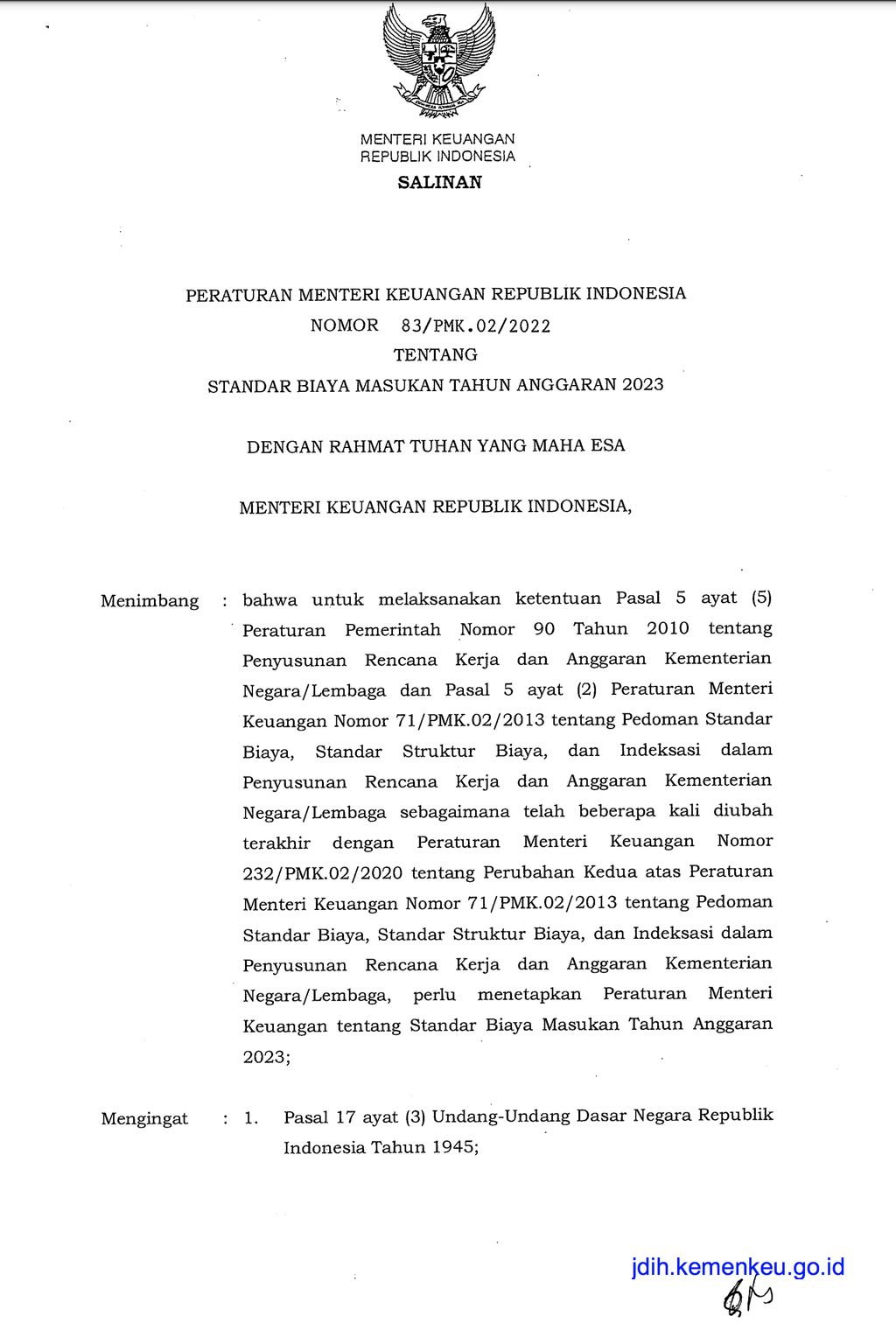 Dok Kemenkeu
