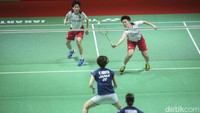 Pertandingan final ganda putri digelar di Istora Senayan, Jakarta, Minggu (29/1/2023).