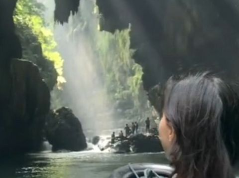 Green Canyon Pangandaran. Foto: Instagram @greencanyonbodyrafting