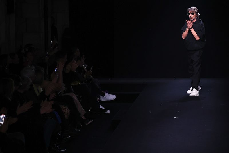 PARIS, FRANCE - JANUARY 25: (EDITORIAL USE ONLY - For Non-Editorial use please seek approval from Fashion House) Pierpaolo Piccioli walks the runway during the Valentino Haute Couture Spring Summer 2023 show as part of Paris Fashion Week on January 25, 2023 in Paris, France. (Photo by Marc Piasecki/WireImage)