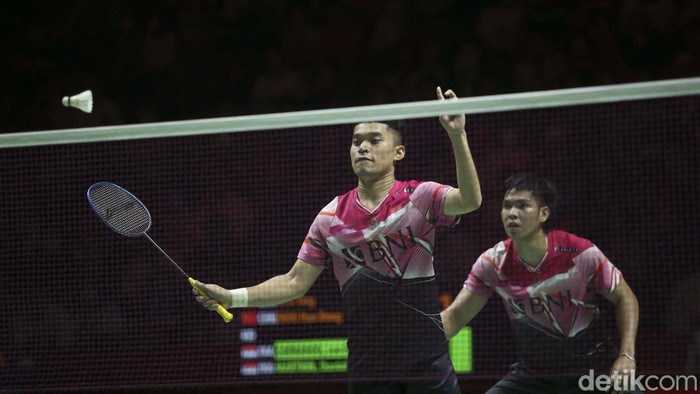 Indonesia meraih dua gelar dalam Indonesia Masters 2023. Setelah Jonatan Christie, kini Leo Rolly Carnando/Daniel Marthin tampil sebagai juara.