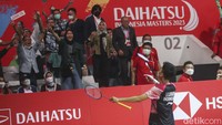 Dukungan penonton mengalir untuk Leo/Daniel.