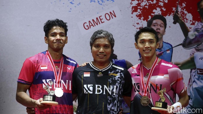Jonatan Christie keluar sebagai juara Indonesia Masters 2023. Jonatan memenangi all Indonesian final melawan Chico Aura Dwi Wardoyo.