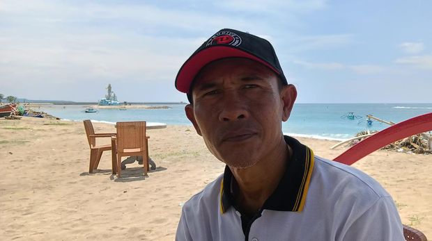 I Ketut Werka, Plt Ketua Pengelola Pantai Jerman.