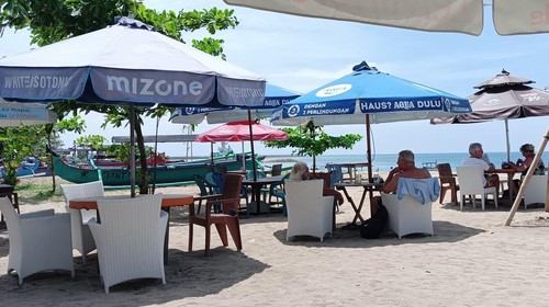 Pantai Jerman di Tuban, Kecamatan Kuta, Badung, Bali kini lebih tertata.