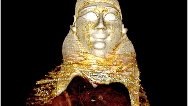 Potret Mumi Remaja dengan 49 Jimat Via Teknologi CT-scan