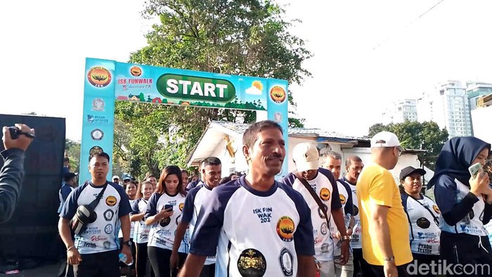 Peserta funwalk Indian Sosial Komunitas Sumut (Foto: Farid Siregar)