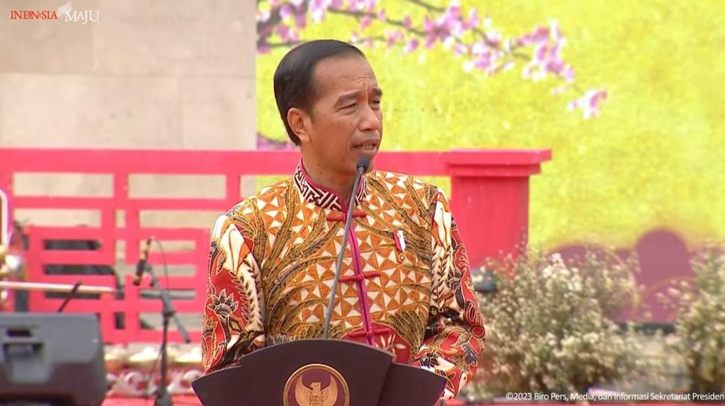 Hadiri Imlek Nasional, Jokowi: Jangan Lupa Bersyukur PPKM Sudah Dicabut