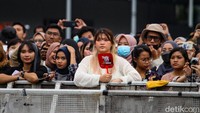 Sejak sore, Sheilagank sudah mulai memadati area konser. (Foto: Andhika Prasetia/detikcom)  