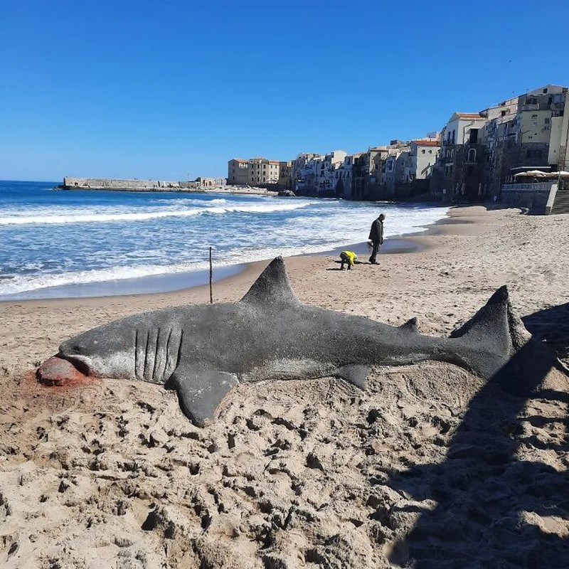 Seorang seniman asal Spanyol bernama Andoni Bastarrika, membawa seni pahat pasir ke tingkatan yang berbeda.