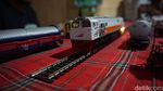 Kerennya Miniatur Kereta Api Produksi Drumer Mojokerto yang Bernilai Tinggi