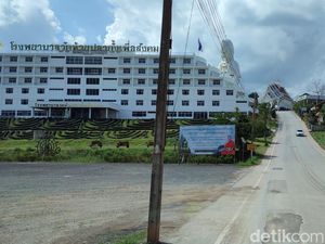 Kuil dengan Rumah Sakit dan Beras jadi Simbol Sumbangannya