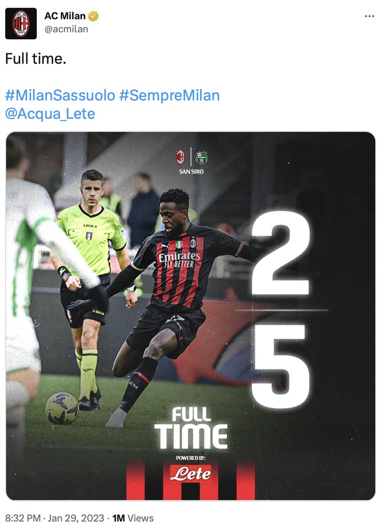 Meme Meme Juventus dan AC Milan sama-sama kalah di Serie A.