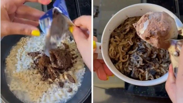 Muncul Tren Aneh, Nasi hingga Mie Instan Dicampur Biskuit Oreo