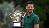 Sebelumnya Novak Djokovic merebut gelar juara Australian Open 2023 usai mengalahkan Stefanos Tsitsipas di final.