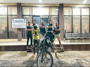 Polisi Tembak Kaki Pencuri Motor Kambuhan di Merangin Jambi