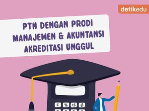 Infografis: Daftar PTN dengan Prodi Manajemen & Akuntansi Akreditasi Unggul