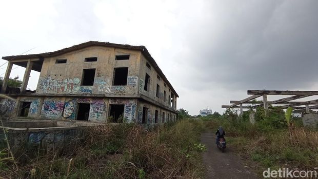 Salah satu sudut gedung tua Engsun di Tasikmalaya.