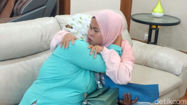 TKW korban penipuan serial killer Wowon cs bertemu di Polda Metro Jaya, Kamis (25/6/2023) malam.