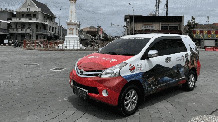 Kemenparekraf menyambut ASEAN Tourism Forum (ATF) 2023 dengan sinergi bersama Grab Car dan Trans Jogja.