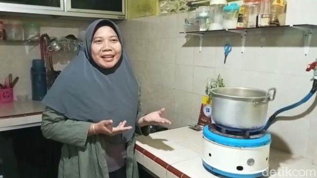 Warga di sekitar TPA Ngegong Kota Blitar manfaatkan gas metan gantikan elpiji.