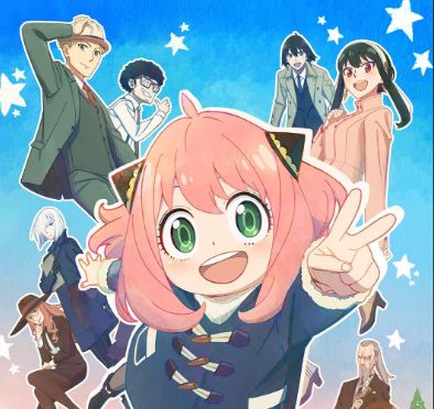 Ilustrasi judul anime lucu dan kocak.
