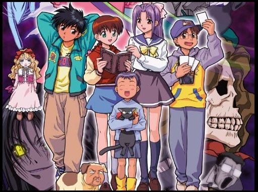 Ilustrasi judul anime lucu dan kocak.