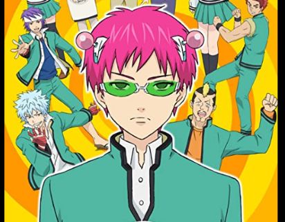 Ilustrasi judul anime lucu.