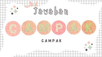 Jawabannya campak. Ada yang sudah menjawab dengan benar?