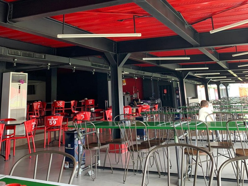Bali United Cafe di Stadion Kapten I Wayan Dipta, Gianyar, Bali.