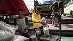 Gawat! Stok Beras di Pasar Cipinang Jakarta Menipis