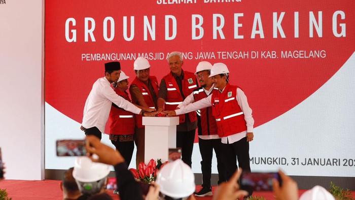 Gorundbreaking Masjid Agung Magelang