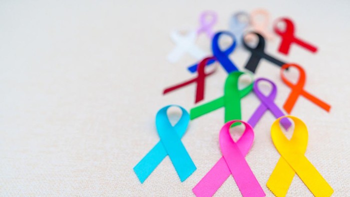 Hari kanker sedunia 2023, arti simbol warna pita kanker