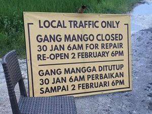 Dear Turis, Jalan Pintas Legendaris di Canggu Bakal Ditutup Sementara