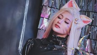Love you sayang, tulis Kameaam dalam caption posting-an jadi Ahri The Baddest. (Foto: dok Instagram)