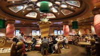 Restoran andalannya sendiri, Toadstool Cafe akan menyajikan menu gourmet yang disempurnakan Chef Toad, termasuk toadstool cheesy garlic knots, super mushroom soup, piranha plant caprese, Mario bacon cheeseburger, Luigi pesto chicken burger, block tiramisu, dan Princess Peach Cupcake.