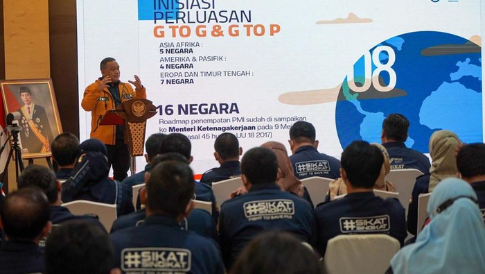 Kepala BP2MI Sampaikan Resolusi 2023 Badan Pelindungan Pekerja Migran Indonesia (BP2MI) menyatakan resolusi kerja pada tahun 2023. Hal itu disampaikan dalam pertemuan di Jakarta, Selasa (31/1/2023).