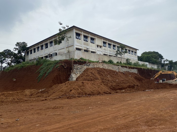 Kondisi gedung SDN 1 Curug Depok (Devi-detikcom)