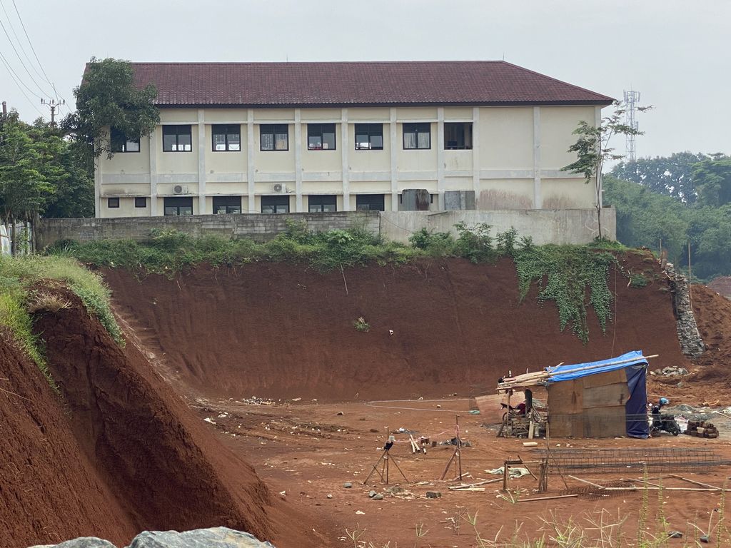 Kondisi gedung SDN 1 Curug Depok (Devi-detikcom)