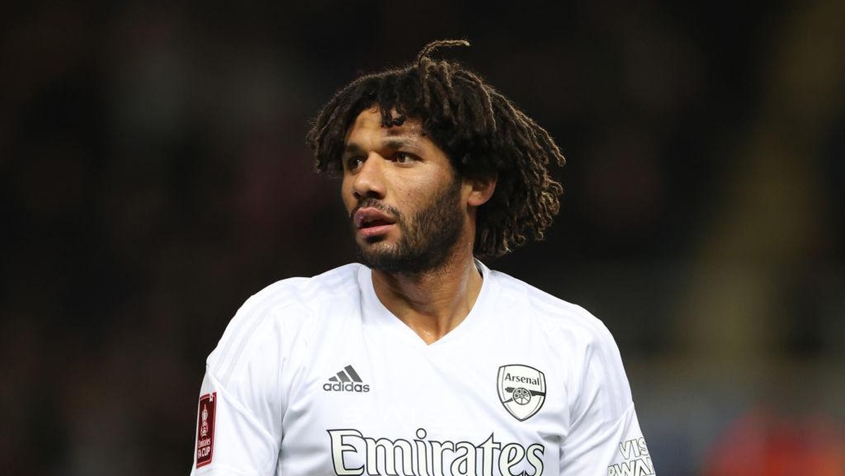 Mohamed Elneny kemungkinan absen hingga akhir musim (Getty Images/Catherine Ivill)