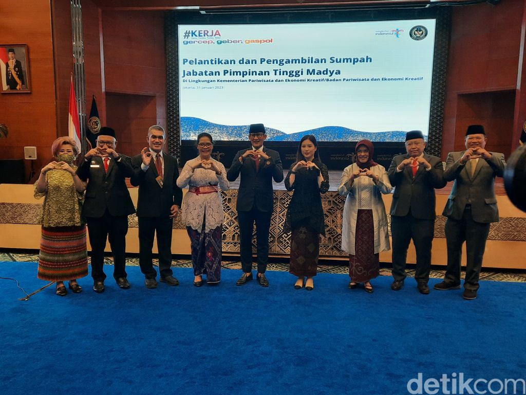 Pelantikan pejabat tinggi madya Kemenparekraf