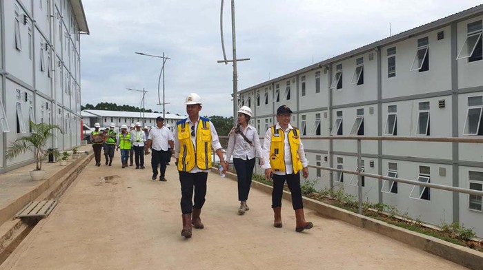 Hunian Pekerja Konstruksi (HPK) di IKN Nusantara mampu menampung 16.000 tenaga kerja konstruksi. Begini penampakannya.