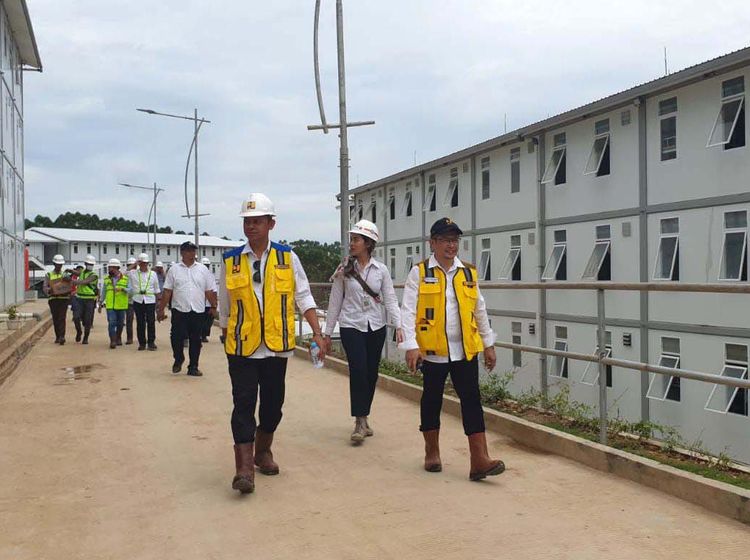 Penampakan Terkini Hunian Pekerja Konstruksi IKN