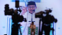 Dalam acara tersebut, Muhaimin menyampaikan jika PKB lahir dan dibesarkan oleh NU.