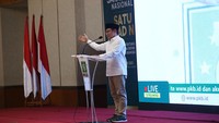 Cak Imin sendiri bersyukur turut memperingati hari lahir NU ke 100 dalam kalender hijriah.