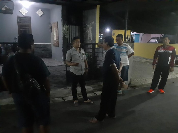 Polisi mendatangi TKP kasus dugaann percobaan penculikan anak di Semarang, Senin (30/1/2023) malam.